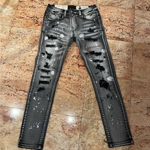Mens cool denim pants